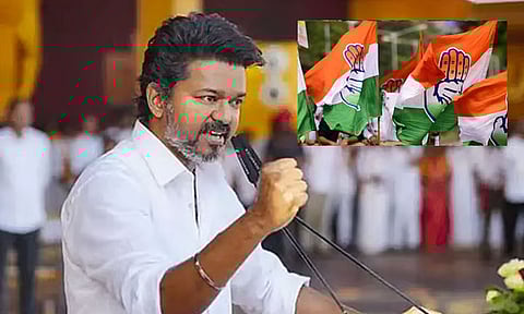 ஆதாரமற்ற, அவதூறு கருத்துகள்: விஜய்க்கு காங்கிரஸ் கண்டனம்