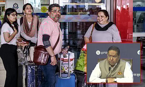 மேற்காசிய மோதல் எதிரொலி: 7.88 லட்சம் பேர் இந்தியாவுக்கு பாதுகாப்பாக பயணம்