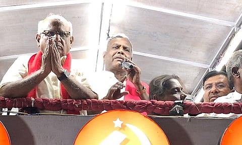 வாக்குகளை பிரிப்பது தான் விஜய்யின் வேலை; மா.கம்யூனிஸ்டு மாநில செயலாளர் சண்முகம் பேச்சு