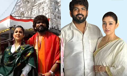 திருப்பதி ஏழுமலையான் கோவிலில் நயன்தாரா -விக்னேஷ் சிவன் சாமி தரிசனம்