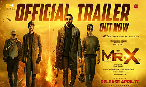 ஆர்யாவின் “மிஸ்டர் எக்ஸ்” படத்தின் டிரெய்லர் வெளியானது