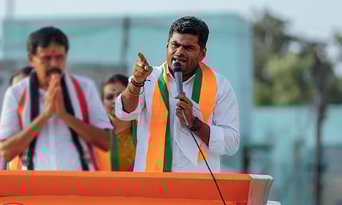 திமுக ஆட்சியில் விவசாயத்தை வளர்க்காமல் டாஸ்மாக்கை வளர்த்திருக்கிறார்கள் - அண்ணாமலை