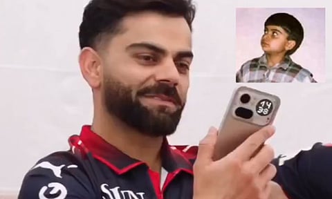 தனது சிறுவயது ஸ்டைலுக்கு மாறும் கோலி