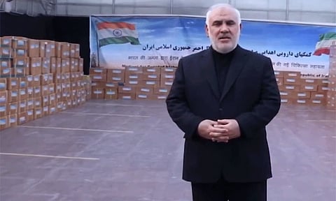 இந்தியாவின் 2-வது கட்ட மருத்துவ உதவி: ஈரான் தூதர் நெகிழ்ச்சியுடன் நன்றி