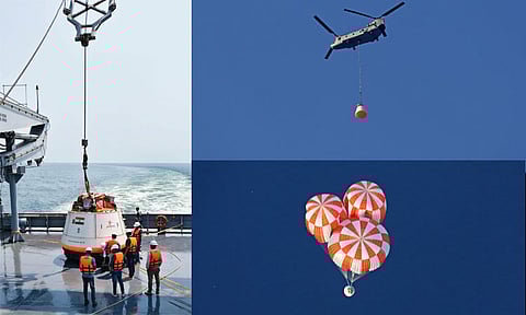 ககன்யான் திட்டத்தின் ‘ஏர் டிராப்’ இரண்டாம் கட்ட சோதனை வெற்றி.. இஸ்ரோ சாதனை