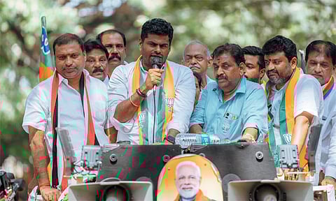 பெண்கள் பாதுகாப்பை உறுதி செய்ய தே.ஜ. கூட்டணி ஆட்சியால் மட்டுமே முடியும் - அண்ணாமலை