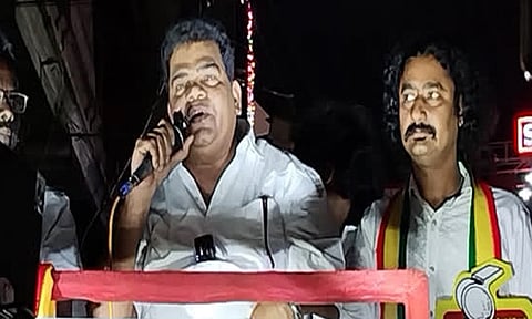 விஜய்க்கு மக்கள் ஆதரவு அளிக்க வேண்டும்; நடிகர் பொன்னம்பலம் பிரசாரம்