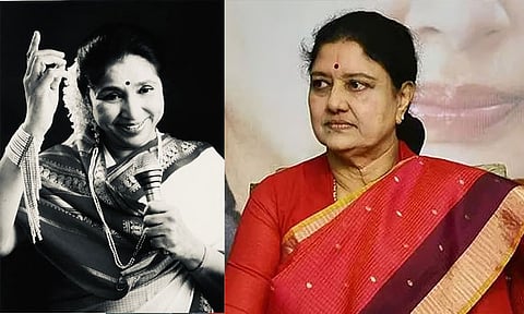 ஆஷா போஸ்லே மறைவு; மிகவும் வருத்தமுற்றேன்.. - சசிகலா இரங்கல்