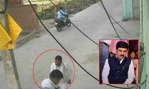 நடைபயிற்சி சென்ற வழக்கறிஞர் துப்பாக்கியால் சுட்டு படுகொலை; பைக் ஸ்டார்ட் ஆகாமல் திணறிய குற்றவாளி: வைரலான வீடியோ