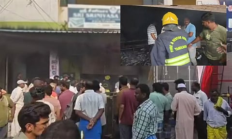 ராணிப்பேட்டை: ஐஸ்கிரீம் கடையில் தீ விபத்து - பெண் உள்பட இருவர் பலி