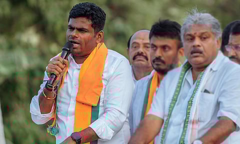 விவசாய வளர்ச்சியை கேள்விக்குறியாக்கியதுதான் திமுக ஆட்சி செய்துள்ள சாதனை - அண்ணாமலை