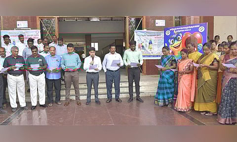 அம்பேத்கர் பிறந்தநாள்: தூத்துக்குடி கலெக்டர் தலைமையில் சமத்துவ நாள் உறுதிமொழி ஏற்பு