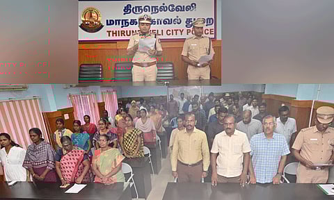 நெல்லை போலீஸ் கமிஷனர் அலுவலகத்தில் சமத்துவ நாள் உறுதி மொழி ஏற்பு