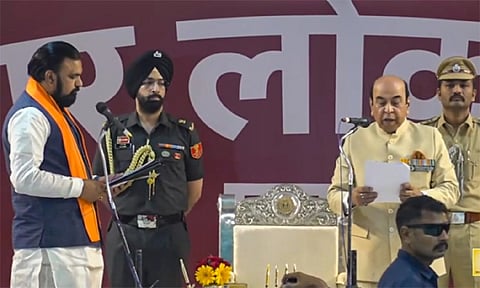 பீகார் முதல்-மந்திரியாக சாம்ராட் சவுத்ரி பதவியேற்பு