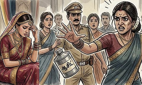 புதுப்பெண் மீது ஆசிட் வீச்சு: முன்னாள் காதலனை திருமணம் செய்ய இருந்ததால் இளம்பெண் ஆத்திரம்