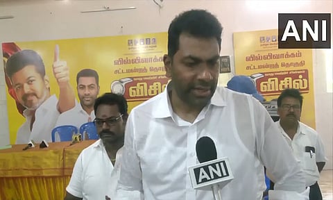 வெளிவேஷம் போடுகிறது தி.மு.க.; அமித்ஷாவின் மகனுடன் வர்த்தக நடவடிக்கைகளில் ஈடுபடுகிறது: ஆதவ் அர்ஜுனா பரபரப்பு குற்றச்சாட்டு