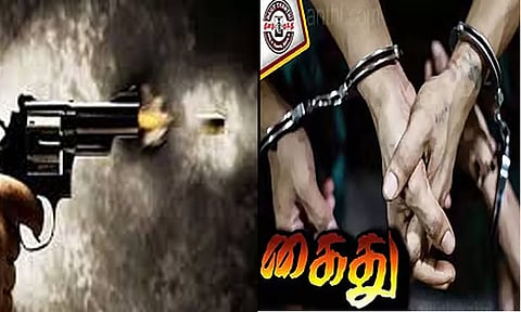 வங்கதேச கொள்ளை கும்பல் மீது போலீஸ் துப்பாக்கிசூடு: 6 பேர் கைது