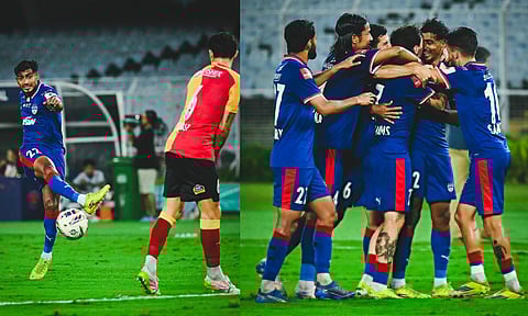 ஐ.எஸ்.எல்.கால்பந்து: பெங்களூரு - ஈஸ்ட் பெங்கால் ஆட்டம் டிரா