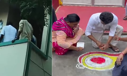 பெரம்பூரில் வீடு, வீடாக சென்று வாக்கு சேகரித்த தவெக தலைவர் விஜய்