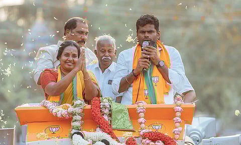 வளர்ச்சி வேண்டும் கோவைக்கு, வெற்றி வேண்டும் வானதி சீனிவாசனுக்கு: அண்ணாமலை