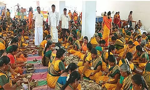 இருக்கன்குடி மாரியம்மன் கோவிலில் உண்டியல் காணிக்கை ரூ.46 லட்சம்