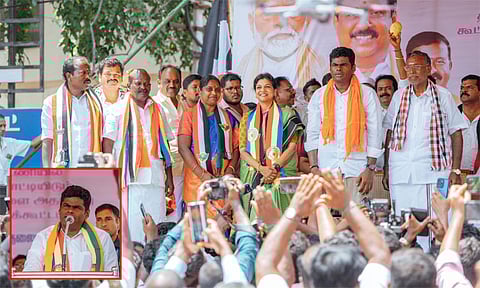 பெண்களின் அதிகாரத்தை பறிப்பது தான் திமுகவின் சமூக நீதியா ? - அண்ணாமலை