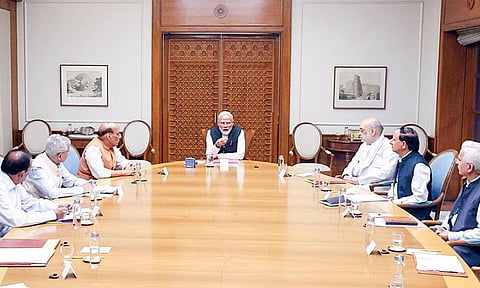 பிரதமர் மோடி தலைமையில் டெல்லியில் இன்று மத்திய அமைச்சரவைக் கூட்டம்