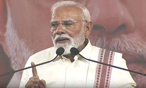 திமுக ஆட்சியில் தமிழ்நாட்டின் கடன் அதிகரித்துள்ளது: பிரதமர் மோடி விமர்சனம்