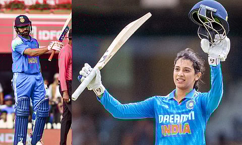 இந்தியாவிற்காக அதிக ரன்கள்... ரோகித் சர்மாவை முந்தி உலக சாதனை படைத்த மந்தனா