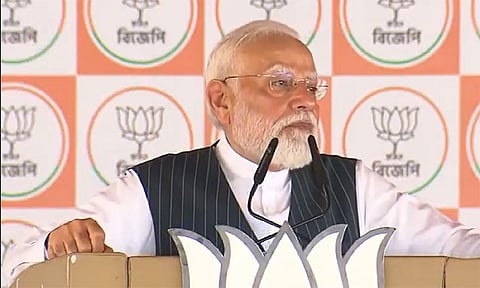 ‘மாநிலத்தின் அடையாளத்தை காப்பதற்கான போர்’ - மேற்கு வங்கத்தில் பிரதமர் மோடி பிரசாரம்