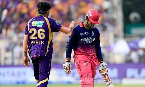 கொல்கத்தா அணிக்கு 156 ரன்கள் இலக்கு நிர்ணயித்த ராஜஸ்தான்