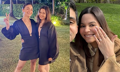 ஆலியா பட் வீட்டில் விசேஷம்... காதலரை கரம் பிடிக்கும் சகோதரி - வைரலாகும் நிச்சயதார்த்த புகைப்படம்