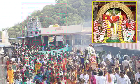 திருத்தணியில் குவிந்த பக்தர்கள்