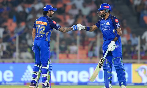 திலக் வர்மா அதிரடி சதம்... குஜராத்துக்கு 200 ரன்கள் இலக்கு நிர்ணயித்தது மும்பை இந்தியன்ஸ்