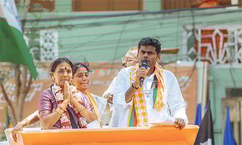 சாலைகள் முதல் பள்ளிகள் வரை போதை புழக்கம் கட்டுக்கடங்காமல் அதிகரித்துள்ளது - அண்ணாமலை