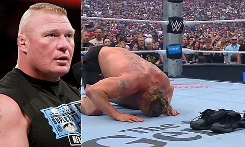 ஓய்வை அறிவித்தாரா 'தி பீஸ்ட்' பிராக் லெஸ்னர்? - வைரலாகும் வீடியோ