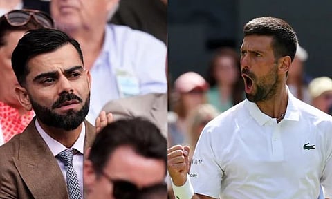 நான் கிரிக்கெட்டை பின்தொடர விராட் கோலி தான் காரணம்: ஜோகோவிச்