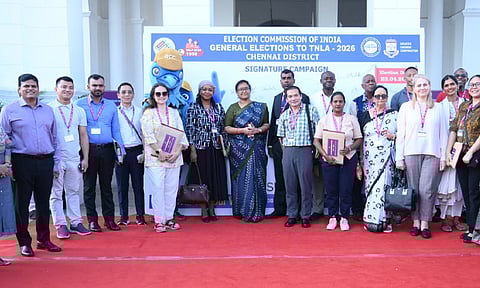 சர்வதேச தேர்தல் பார்வையாளர்கள் திட்டம்: பல்வேறு நாடுகளின் தூதரக அதிகாரிகள் சென்னை வருகை