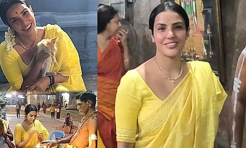 ``ஒருமுறை இந்த கோவிலுக்கு வாங்க... மன அமைதி கிடைக்கும்’’ - நடிகை பிரியா ஆனந்த்