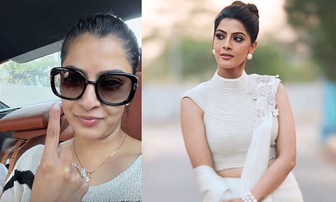 நாளைக்கு வாக்களிக்க யாரும் மறந்துடாதீங்க..அப்புறம்- நடிகை வரலட்சுமி