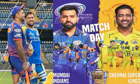 ஐ.பி.எல். கிரிக்கெட்: மும்பை-சென்னை அணிகள் இன்று பலப்பரீட்சை