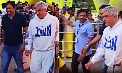 வாக்களிப்பதற்காக துபாயில் இருந்து சென்னை திரும்பிய நடிகர் அஜித்