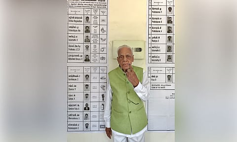 99 வயதில் வாக்களித்த டாக்டர் ஹண்டே: பிரதமர் மோடி பாராட்டு