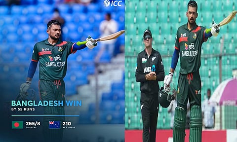 3-வது ஒருநாள் கிரிக்கெட்: நியூசிலாந்தை வீழ்த்திய வங்காளதேசம்