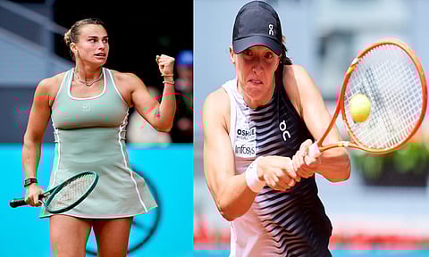 மாட்ரிட் ஓபன் டென்னிஸ்: 3-வது சுற்றில் சபலென்கா, ஸ்வியாடெக்