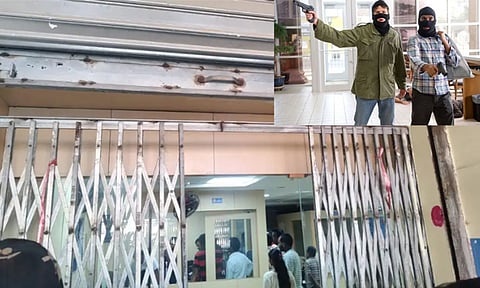 ஜார்க்கண்ட்: பட்டப்பகலில் வங்கிக்குள் நுழைந்து ரூ. 5 கோடி மதிப்புள்ள தங்கத்தை கொள்ளையடித்த கும்பல்