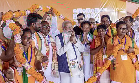 மேற்கு வங்காளத்தில் திரிணாமுல் காங்கிரசின் காட்டாட்சி முடிவுக்கு வருகிறது; பிரதமர் மோடி