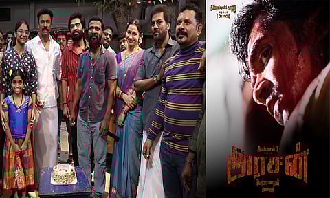 “அரசன்” படக்குழுவுடன் பிறந்த நாளை கொண்டாடிய சமுத்திரக்கனி