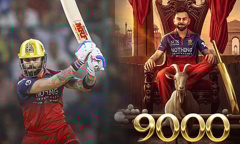 ஐபிஎல் - 9,000 ரன்களைக் கடந்த முதல் வீரர்... வரலாற்று சாதனை படைத்த விராட் கோலி