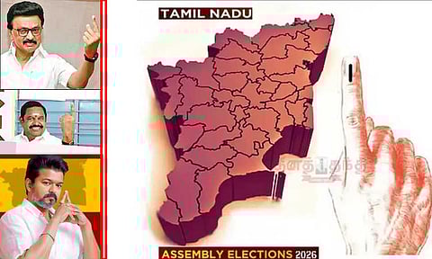 ஜெயிக்கப்போவது யாரு...? - திமுக, அதிமுக, தவெகவின் தேர்தல் கணக்கு இதுதான்..!